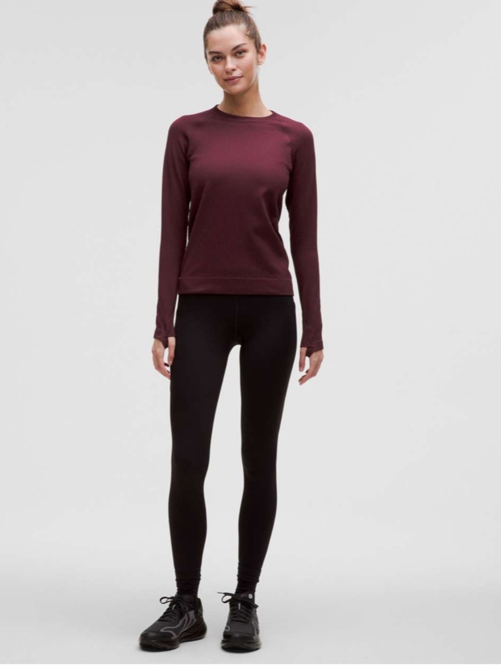 Lululemon Rest Less Pullover in Rib Garnet - Picture 3 of 11